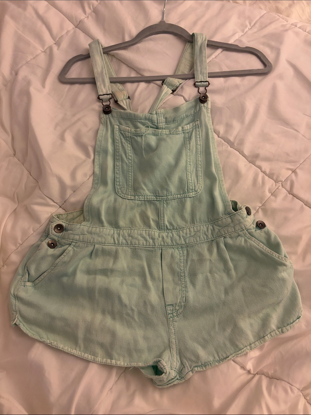 Roxy Mint Green Overalls